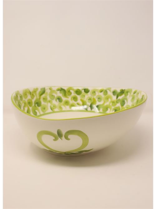 ciotola con decoro limoni e foglie L'Oasi ceramiche | BOLOLIMFOGLIELIMFOGLIE11CM